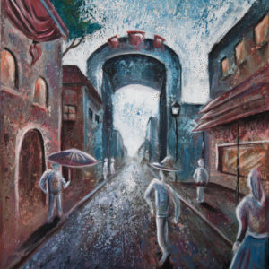 Abstrakte stadt